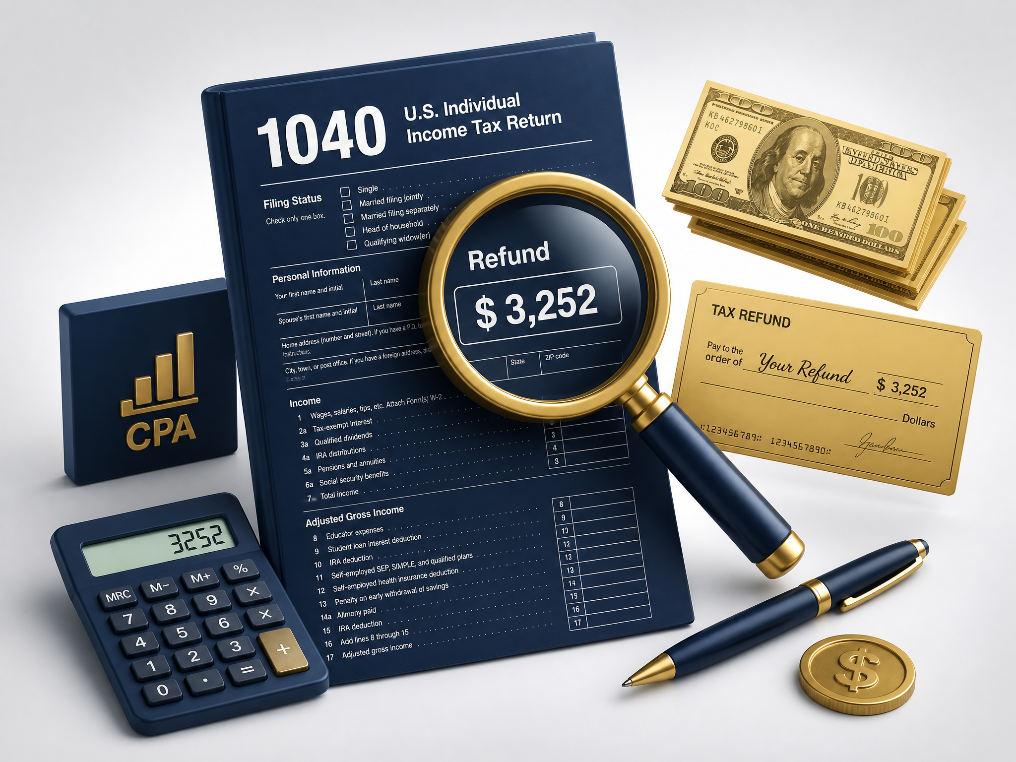 Tax Return illustration